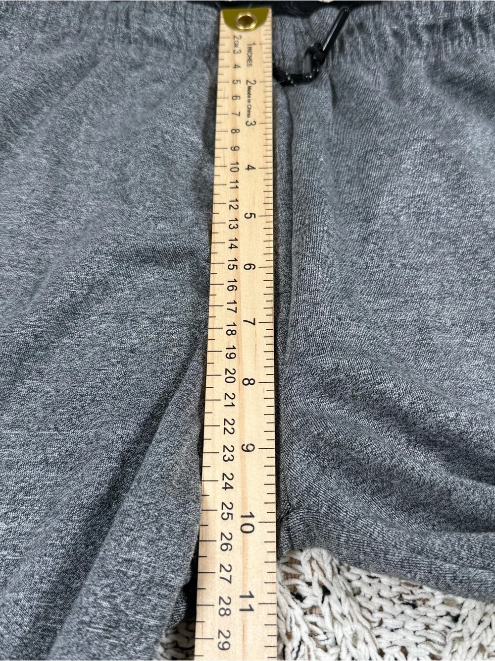 Game Time Gray Joggers with Black Side Panels